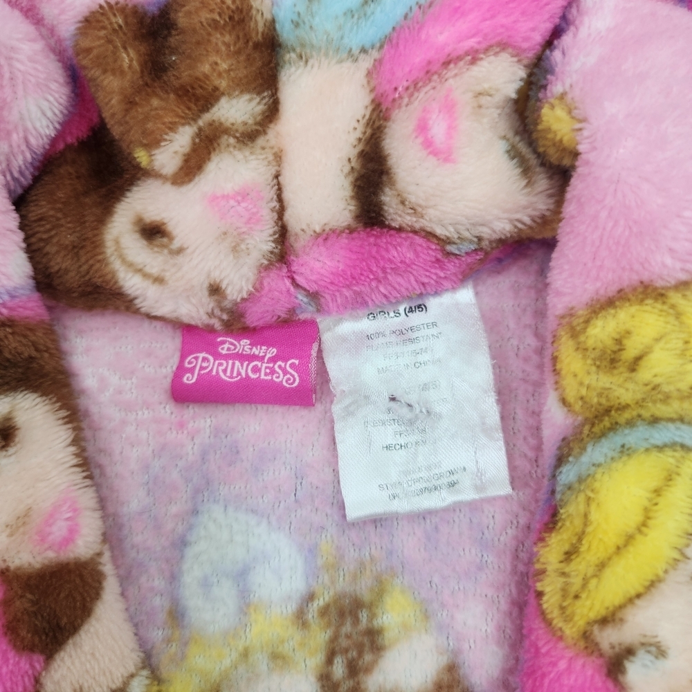 Disney Pink Princess Robe with Unicorn Blanket Set - Picture 9 of 9